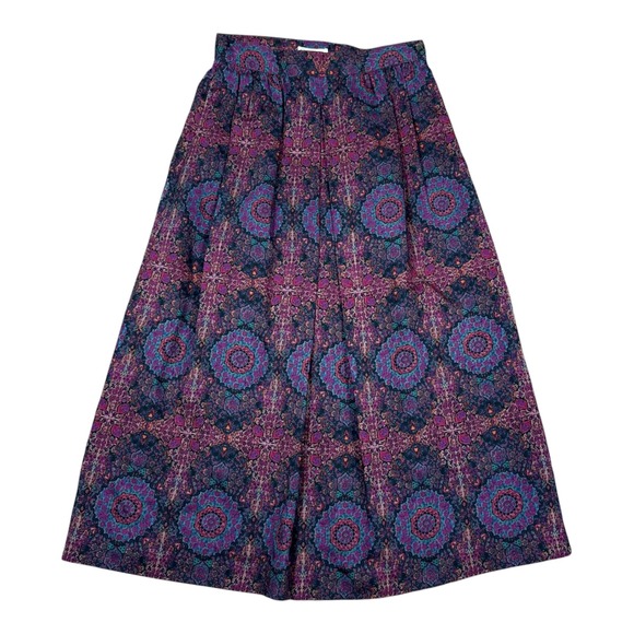 Balakier's Dresses & Skirts - Vintage Balakier's Multicolor Paisley Pleated Skirt Women 10 (28" Waist) Wool
